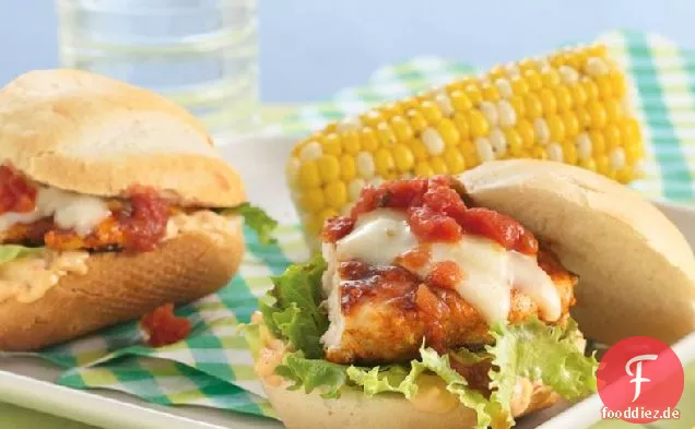 Gegrillte Hähnchen-Sandwiches mit Chipotle Mayonnaise