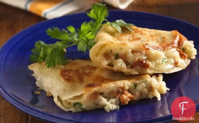 Kartoffel-Wurst-Quesadillas