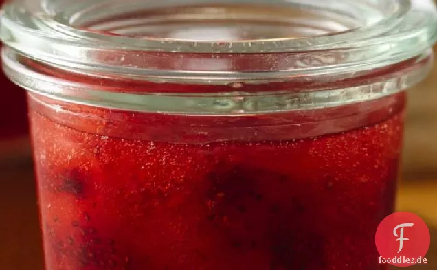 Erdbeer-Gefrierschrank-Marmelade