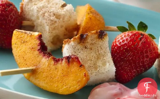 Gegrillte Engel Essen Kuchen Kabobs