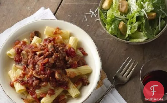 Slow-Cooker fleischige italienische Spaghetti-Sauce