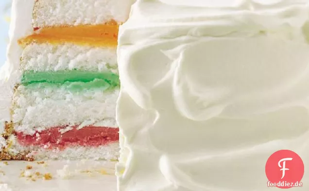 Obst- und Sahnetorte