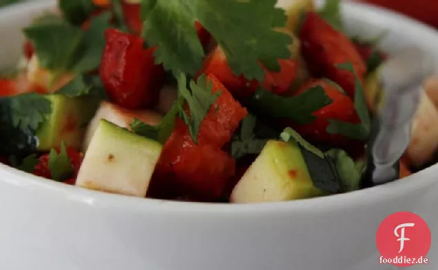 Erdbeer-Gurken-Salsa