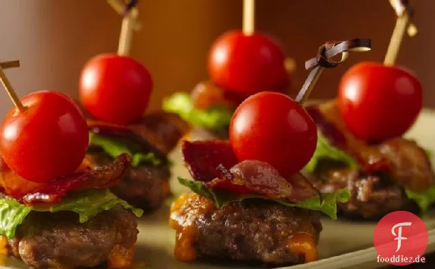 Cheesy Bacon Burger Bites