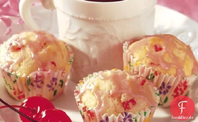 Mini Maraschino-Kirsche-Muffins
