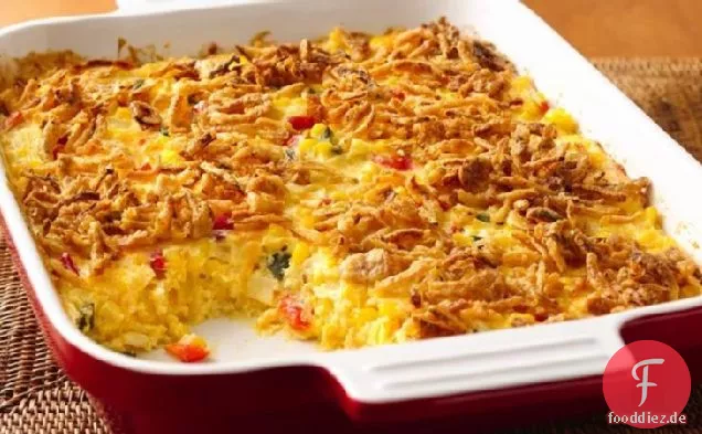 Cheesy mexikanischen Mais Backen