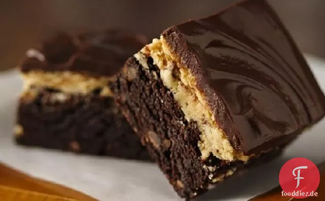 Glutenfreie Erdnussbutter-Trüffel-Brownies