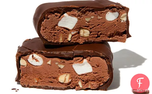 Schokolade getaucht Rocky Road Eis-Bars