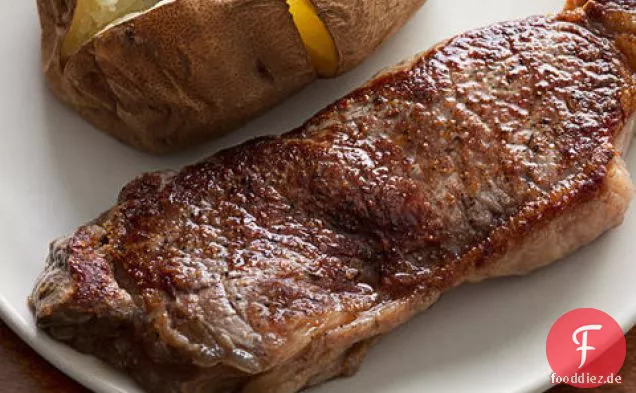 Leicht gebratenes Steak