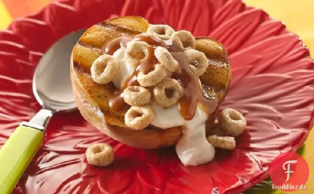 Cinnamony-Gefüllte Gegrillte Pfirsiche