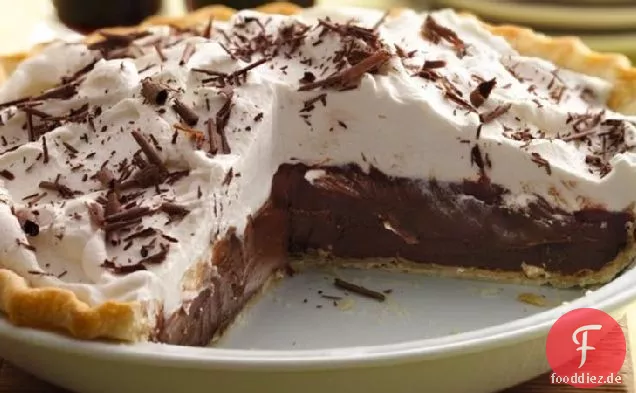 Dunkle Schokolade Stout Cream Pie