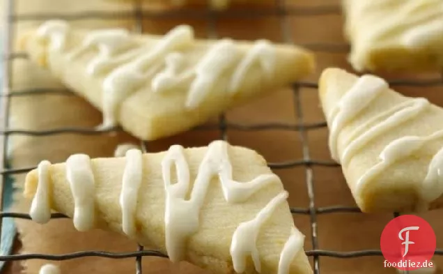 Doppelte Zitrus-Shortbread-Kekse