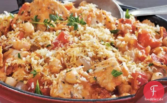 Slow-Cooker Schweinefleisch Cassoulet