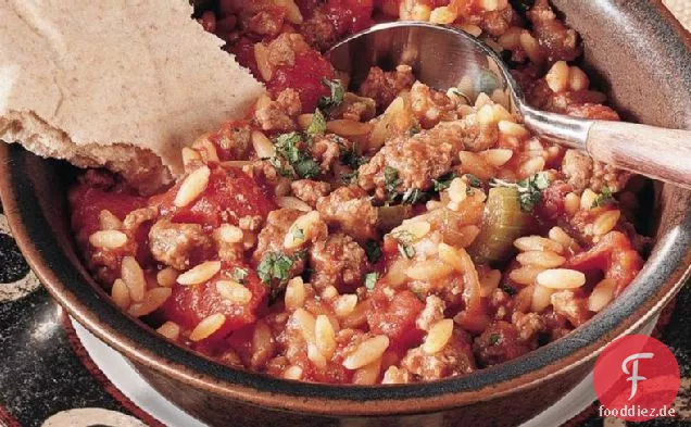 Griechisches Lamm und Orzo