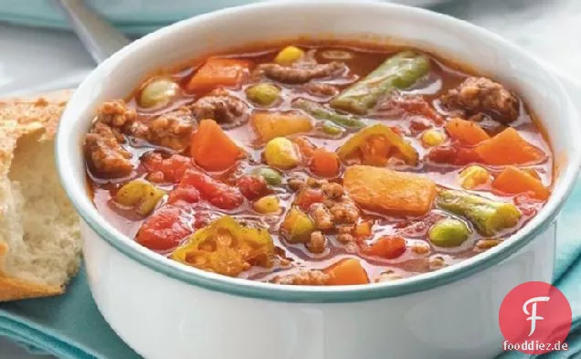 Bullige Gemüsesuppe