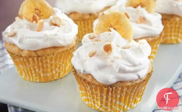 Bananen-Pudding-Cupcakes