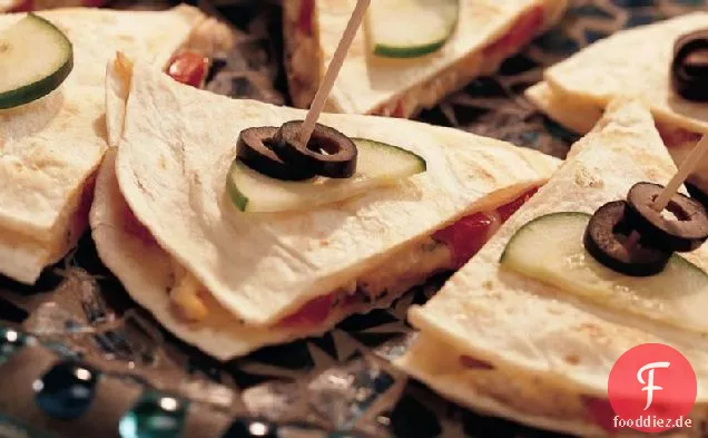 Gegrillte Mediterrane Quesadillas