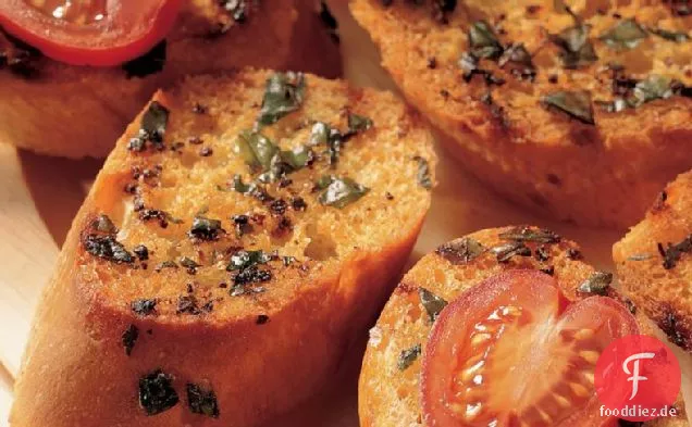 Gegrilltes Bruschetta