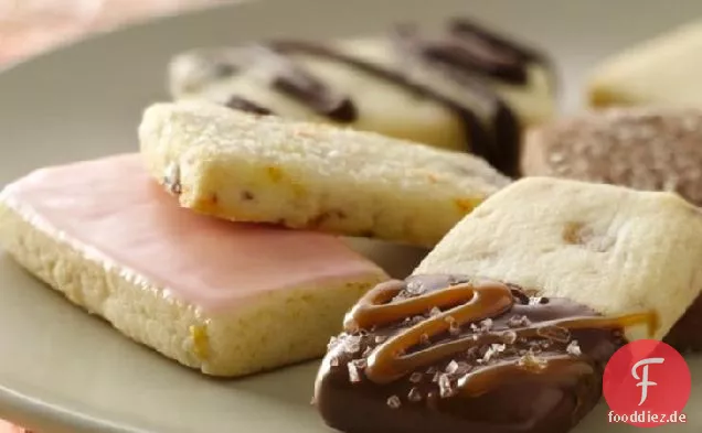 Fünf-Wege-Shortbread-Kekse