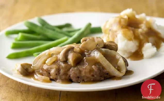 Salisbury Steak mit Pilzsauce