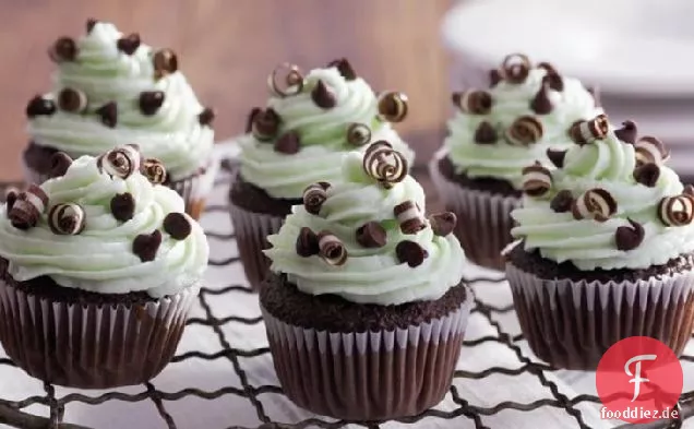 Minze Schokolade Chip Mini Kuchen