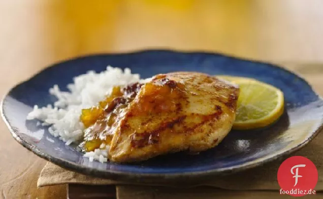 Indian Spiced Chicken und Chutney