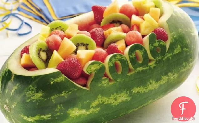 Geschnitzte Wassermelone Schüssel