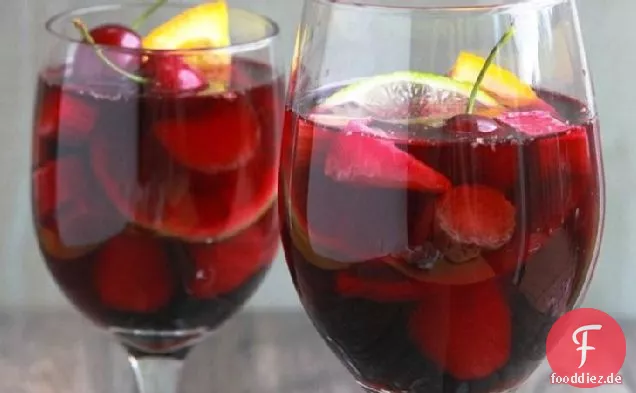 Sommer Obst Sangria Sparkler