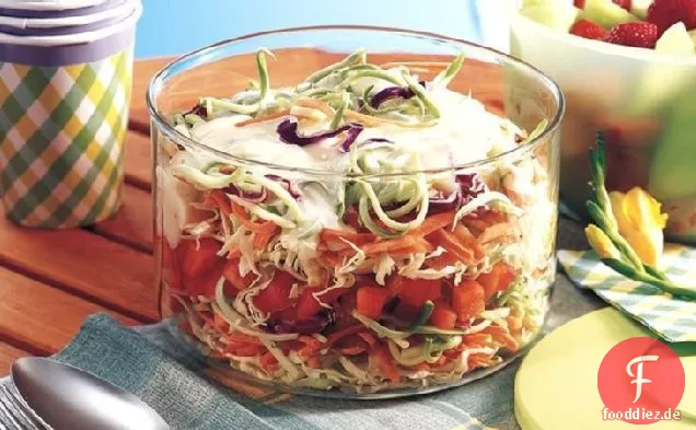 Sieben-Schicht-Salat
