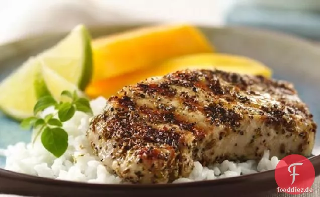 Gegrillte kubanische Schweinekoteletts