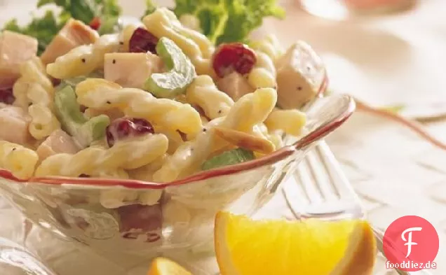 Truthahn und getrockneter Kirschsalat