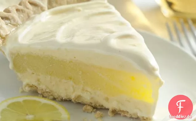 Zitronen-Schicht-Eis-Kuchen