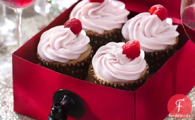 Rosé-Wein-Cupcakes