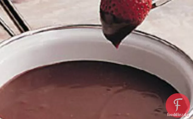 Schokoladen-Sauerrahm-Fondue
