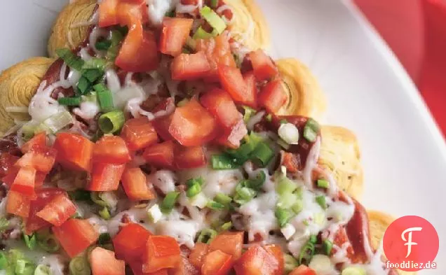 Pinwheel Peperoni Bäume
