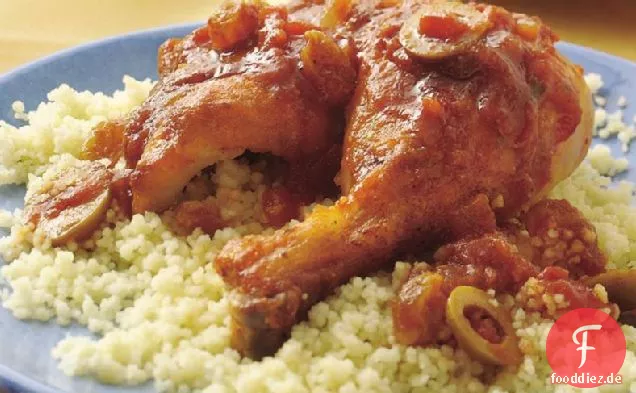 Schnelles mediterranes Huhn