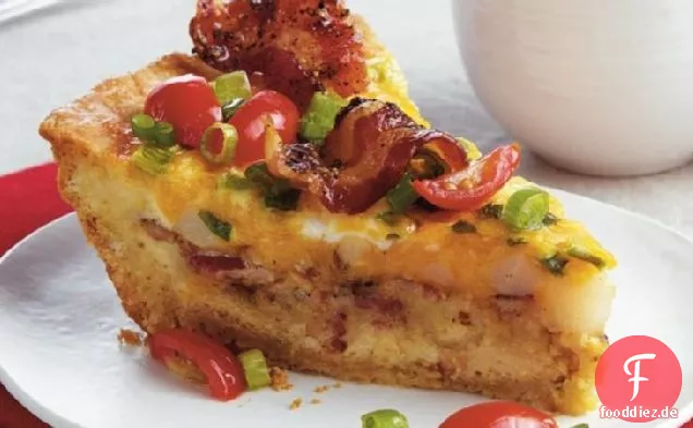 Peppered Bacon Hash Brown Pie
