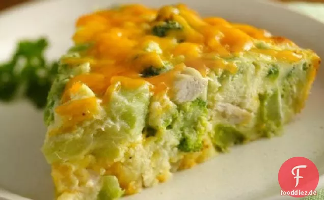 Glutenfrei unglaublich einfach Chicken 'n Broccoli Pie