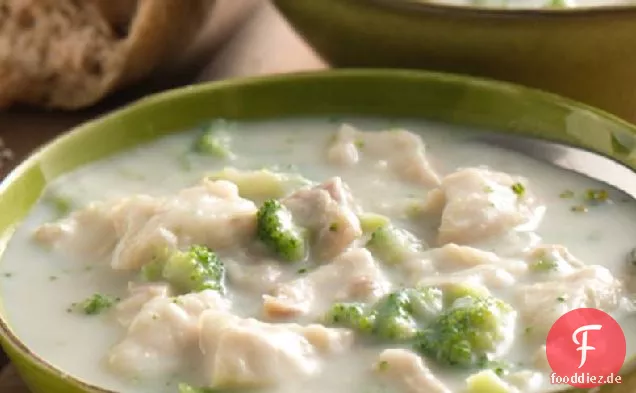 Cheesy Brokkoli-Kartoffelsuppe