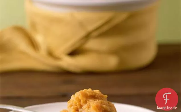 Honig-Senf-geschlagene Süßkartoffeln