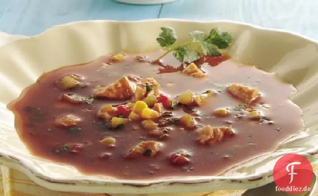 Pikante mexikanische Suppe