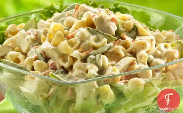Zitronen-Hühnchen-Nudelsalat
