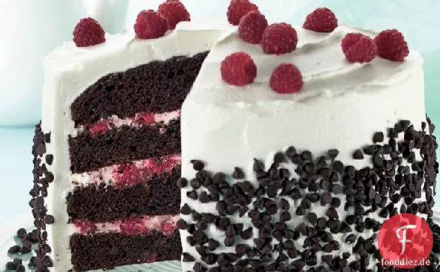 Himbeer-Fudge Fantasy-Torte