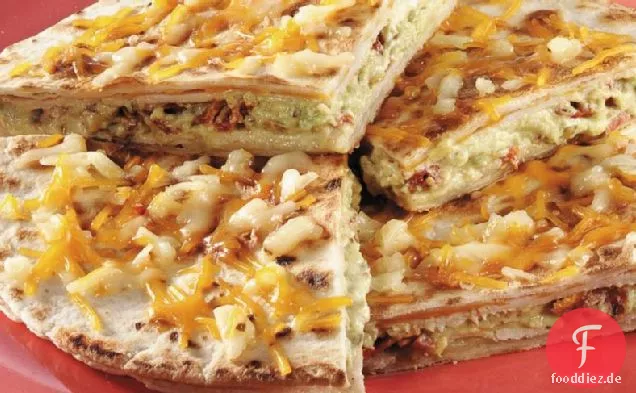 Geräucherter Truthahn Quesadillas