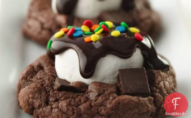 Schokolade Marshmallow Cookie Leckereien