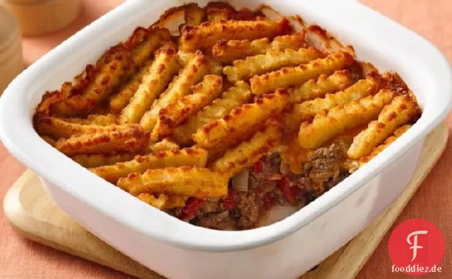 Burger 'n Fries Pot Pie