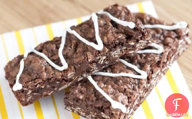 Haferflocken Brownie Bars