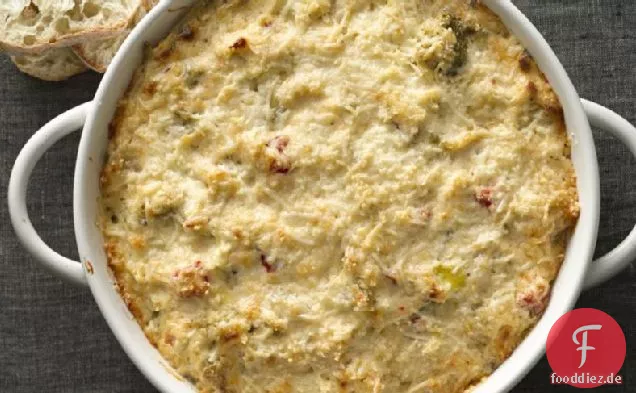 Brokkoli und Artischocke Party Dip