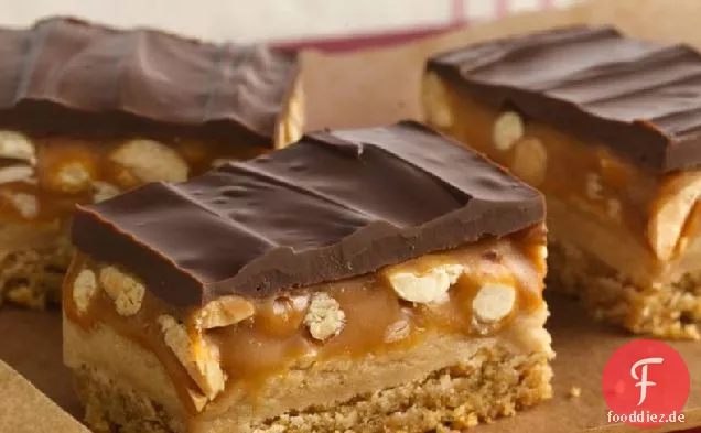 Erdnussbutter Cookie Schokoriegel