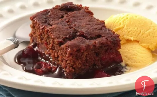Kirsch-Schokoladen-Pudding-Kuchen